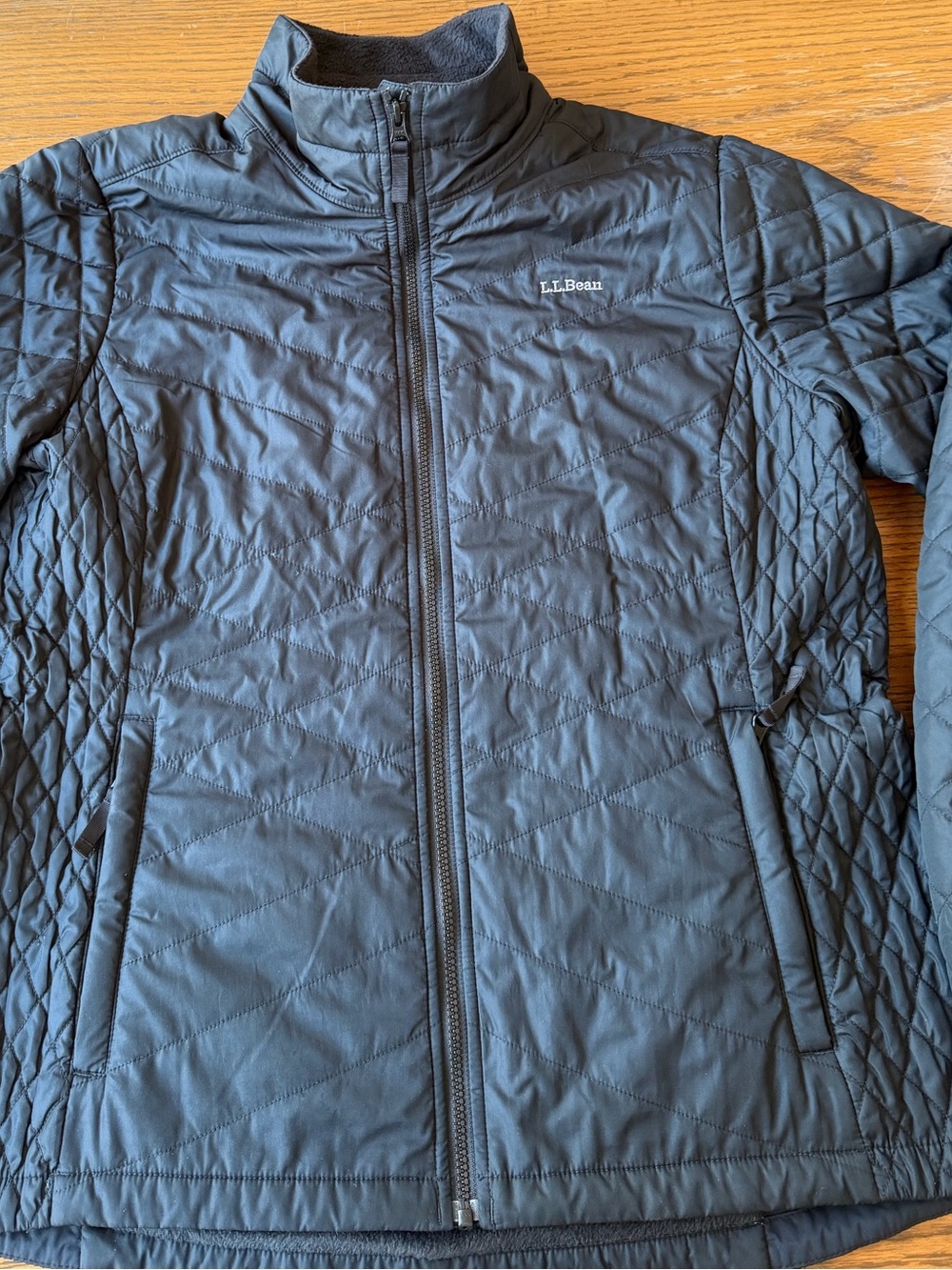 L.L. Bean Men's Black Quilted Puffer Jacket